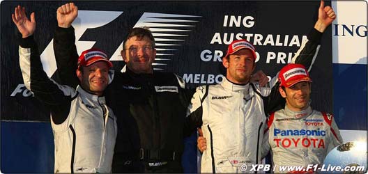 Podium à Melbourne pour Brawn GP, Saison 2009