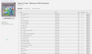Super CJ Land sur iTunes store, amazon, spotify,…