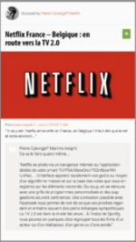Scoop : Netflix, bientôt en Belgique. Prêts pour la TV 2.0 ?