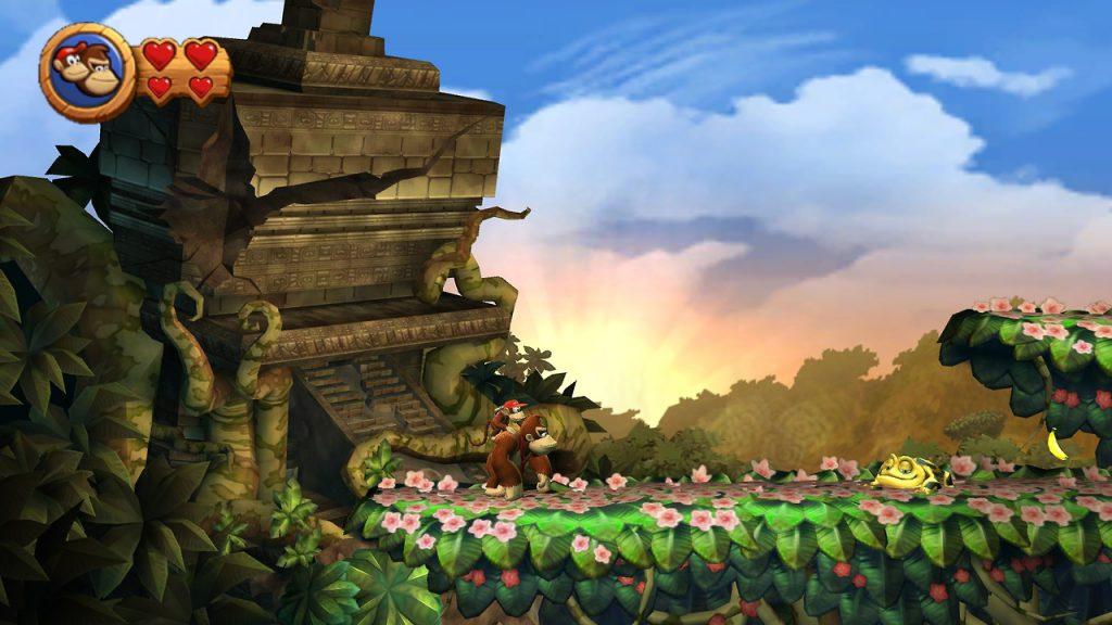 Donkey Kong Country : Returns 3D - 3DS (Nintendo, Monster Games, 2013)