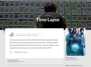 Les films du mois : Time lapse