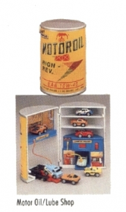 Le bidon d'huile - garage - Micro Machines, 1989