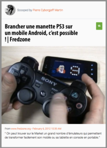 BRANCHER UNE MANETTE PS3 SUR UN MOBILE ANDROID, C’EST POSSIBLE !