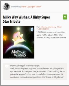 OC Remix présente Milky Way Wishes: A Kirby Super Star Tribute