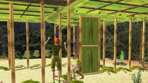 Les Sims 2 : Naufragés - PSP (Electronic Arts - Redwood Shores Studio, 2007)