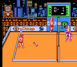 Volley Spike V'Ball - NES (Nintendo - Technos Japan, 1990)