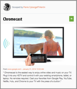 100% e-Media : Chromecast et autres tendances web pour 2014.