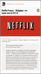 Netflix France – Belgique : en route vers la TV 2.0