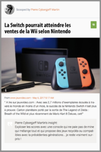 La Switch pourrait atteindre les ventes de la Wii selon Nintendo