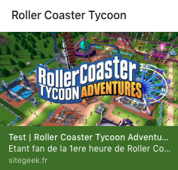 Roller Coaster Tycoon Adventures – Nintendo Switch – Un gout de trop peu