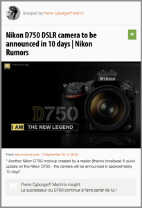 Nikon D750 DSLR camera to be announced in 10 days | Nikon Rumors
