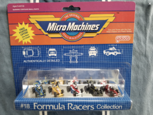 La série Formula Racers Collection de 1988 issu de la collection de Joe Scheppe