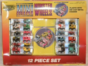 La série Minni Monster Wheels de RoadChamps, les clones qui inspireront certains modèles de Micro Machines.