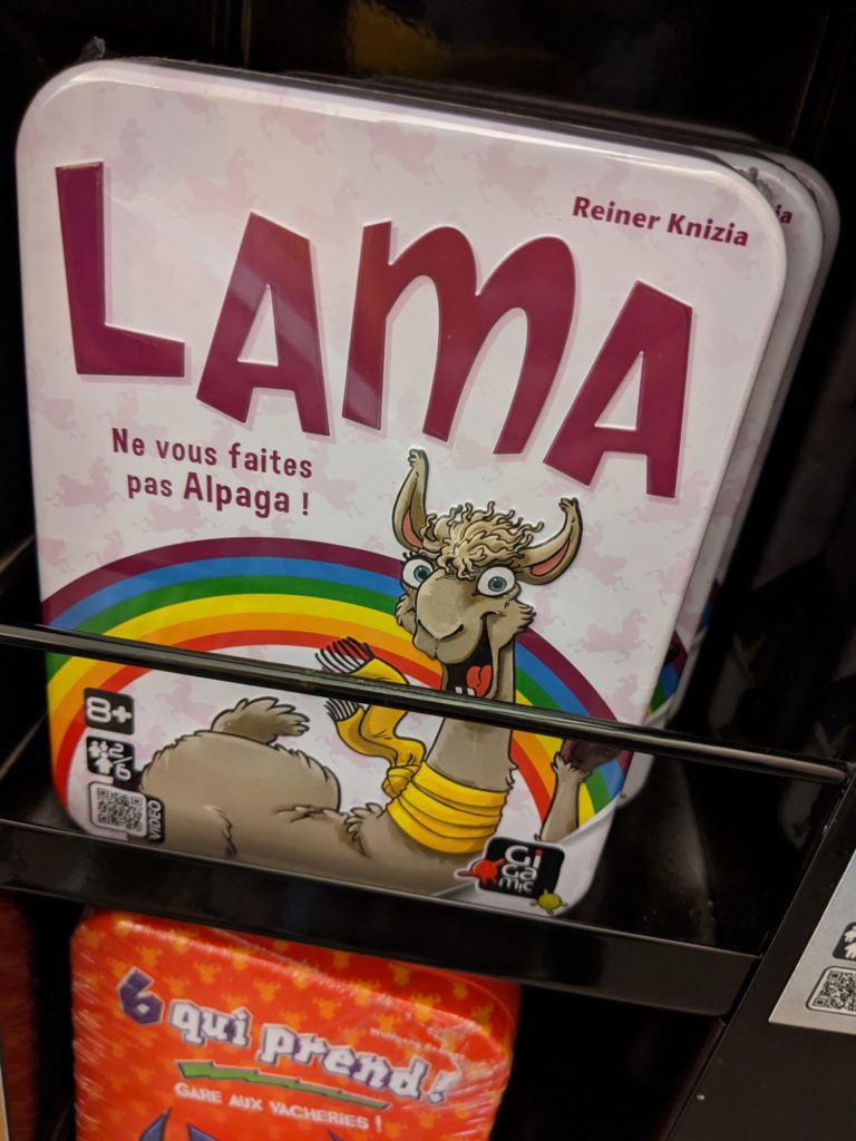Lama, un jeu de carte simple déjà éprouvé !