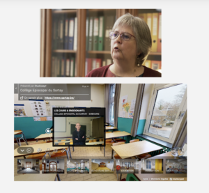 Vidéo de présentation de la direction + Une visite interactive avec interviews des enseignants !