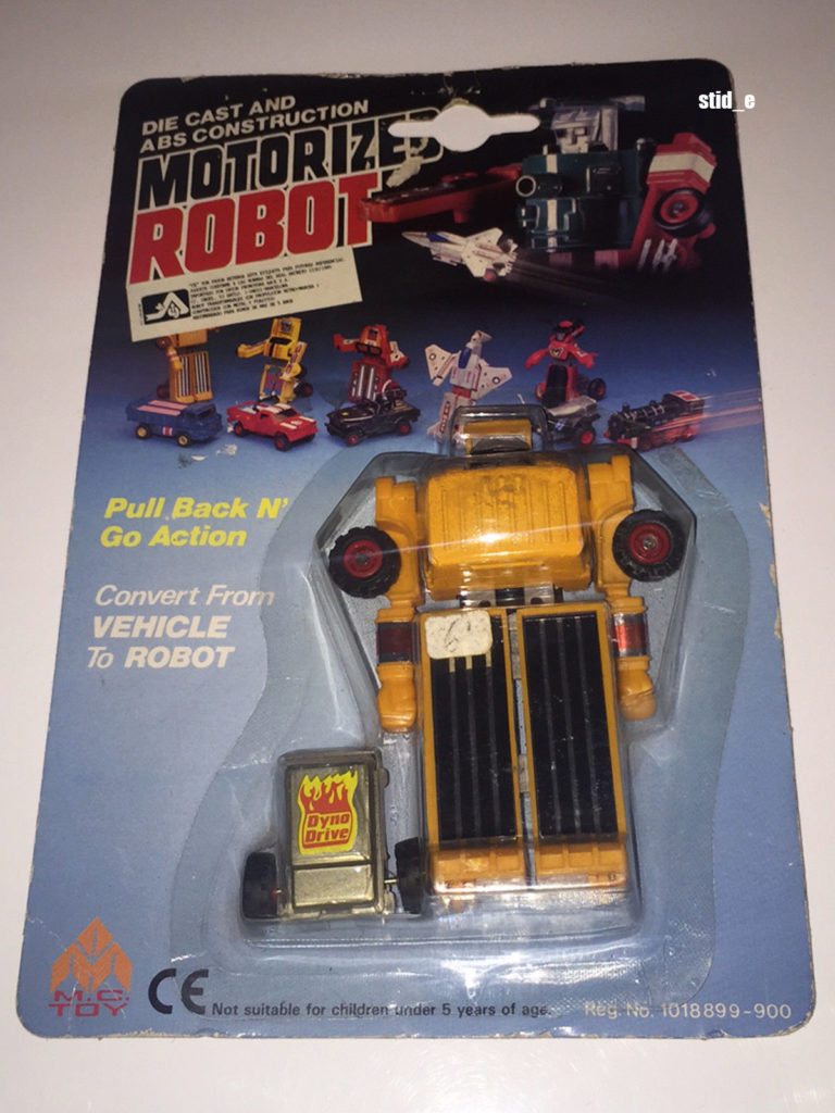 MOTORIZED ROBOT | DUMP TRUCK | MC TOY '80 | MOC | DynaBot MotoBot Transformers - Ebay