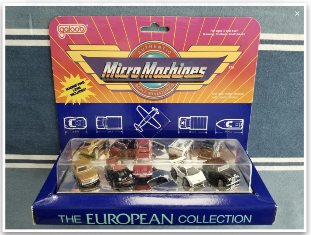 Micro Machines - European Collection - 1988 - Joe's Curios - variation