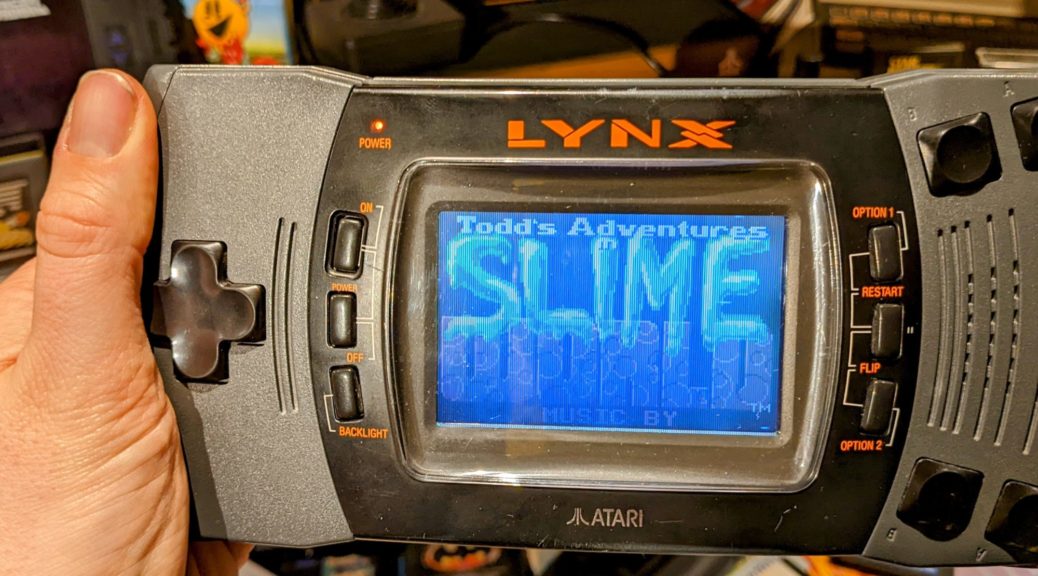 Aujourd'hui, on teste Slime World sur la Lynx