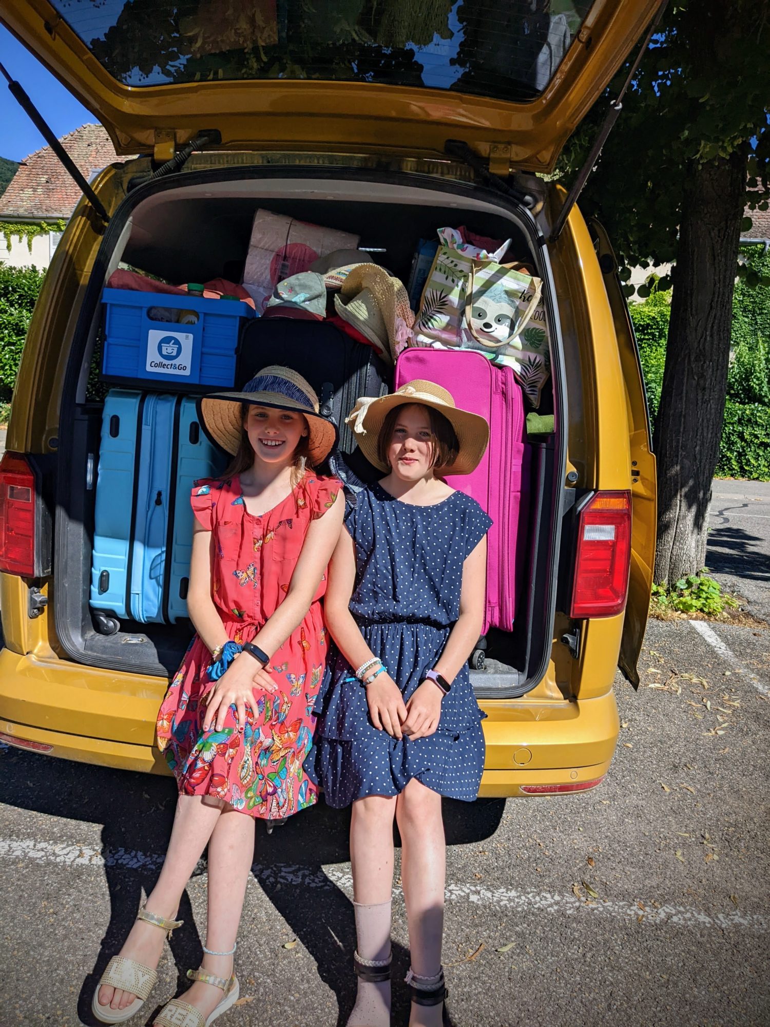 En route pour les vacances à la montagne - VW Caddy Maxi Life