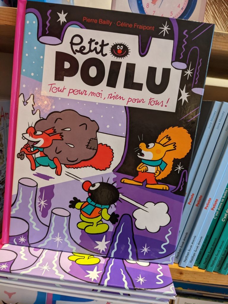Les albums de Petit Poilu ont encore et toujours du succès, même si Rose maintenant commence à lire