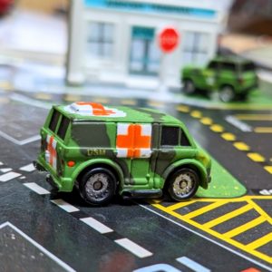 '70s Chevy Van - The Military Collection - Micro Machines, 1988