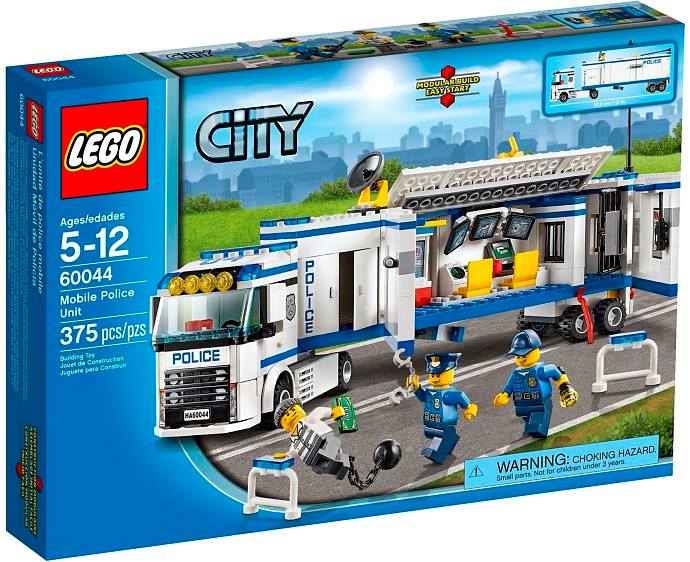 (60044) Joyeux Anniversaire mon Charly, tu as reçu de jolies boites de LEGO pour tes 5 ans ! Le camion de Police est remplis de trucs secrets, c'est vraiment bien trouvé ! -- Avril 2014