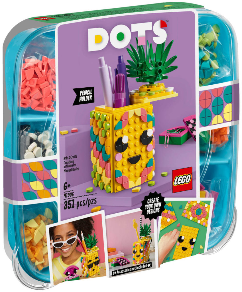 (LEGO Dots - 41906 ) Oh, une surprise de Saint Nicolas pour Juliette, Un LEGO Dots Ananas pour ranger mes bics sur mon bureau ! //Juliette -- décembre 2020