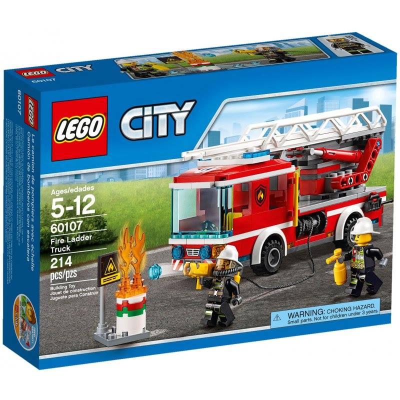 (60107)... invasion de LEGO pour l'anniversaire Charly, un joli camion de pompier que lui ont offert Juliette & Amandine. -- Avril 2016