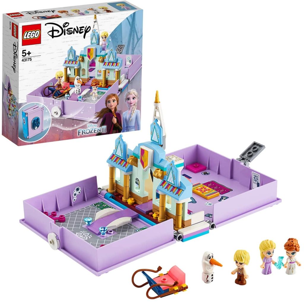 (LEGO Disney 43175) Saint Nicolas leur a fait une belle surprise ! Le petit livre/chateau de la Reine des Neiges qu'elle espérait pour Rose -- Décembre 2020