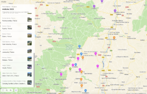 Prépa du Roadbook vers l'Ardèche