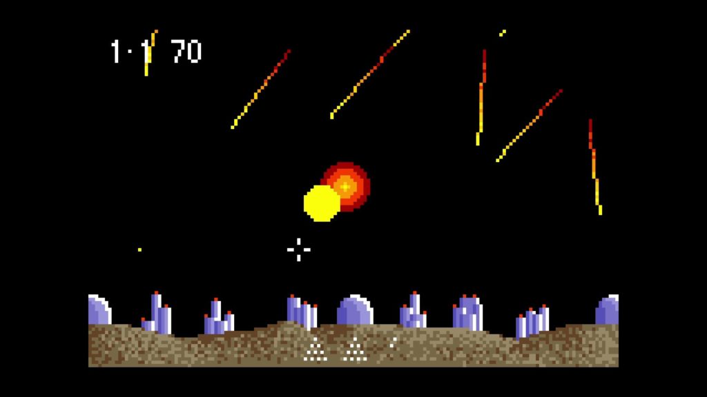 La version arcade de Missile Commande inclus dans Atari 50 anniversary celebration
