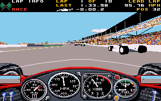 Indianapolis 500 - PC MS-DOS (Papyrus Software, 1989)