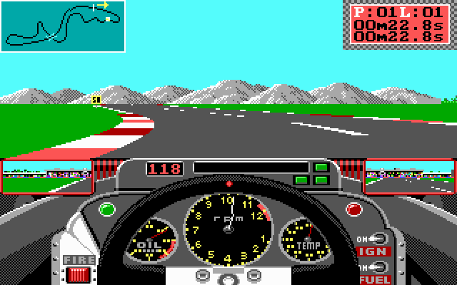 Grand Prix Circuit - PC MS-DOS (Accolade - DSI, 1988)