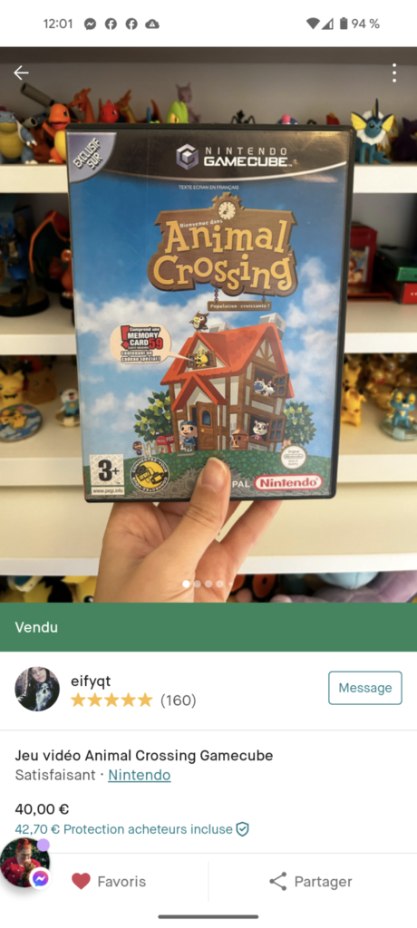 Vinted - Animal Crossing - Game Cube