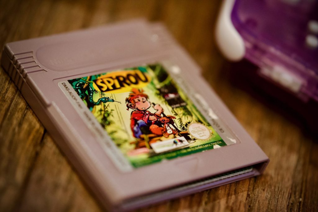 La cartouche de Spirou sur Game Boy